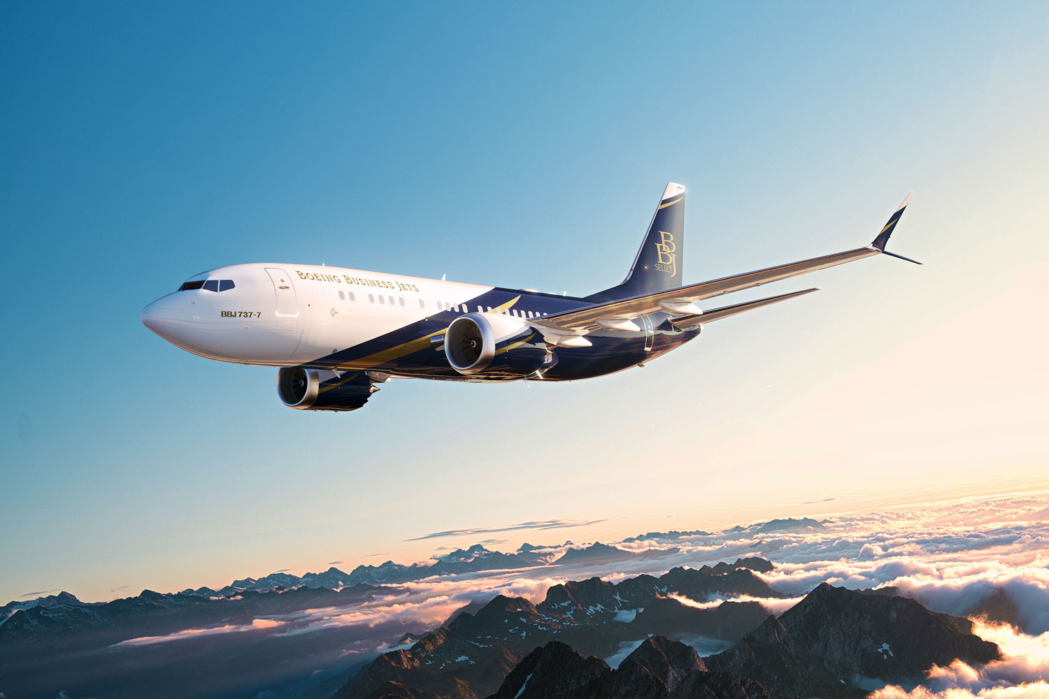 Boeing BBJ 737-7 Select in official image of the aircraft