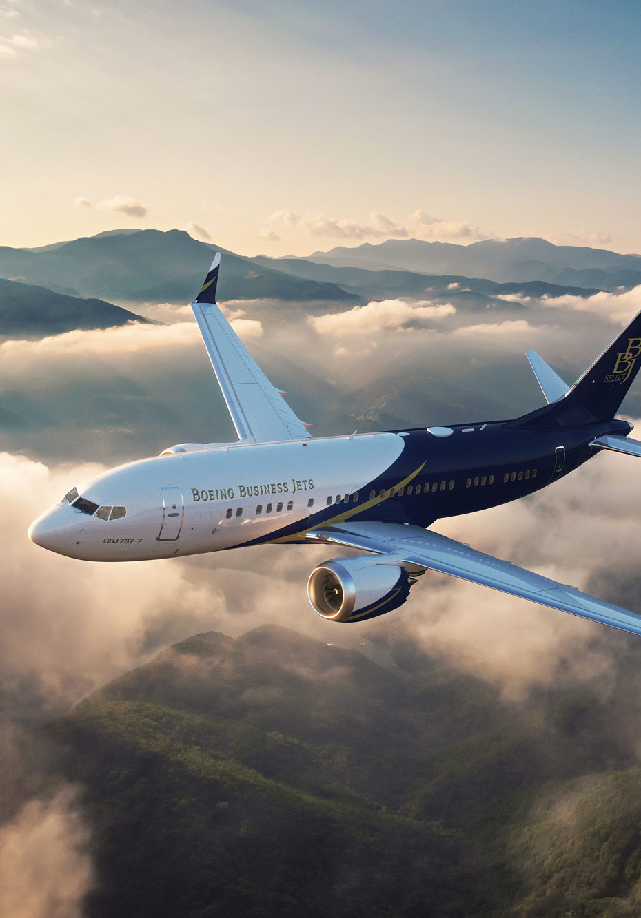 Boeing BBJ 737-7 Select in official image of the aircraft