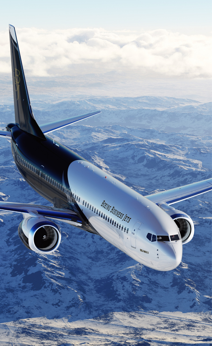 Boeing BBJ 737-7 Select in official image of the aircraft