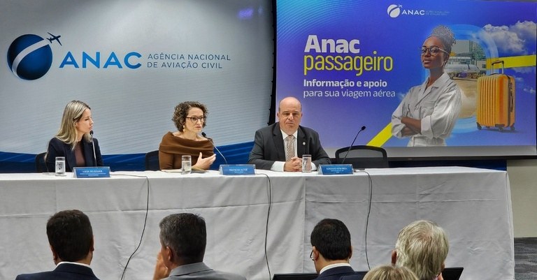 Tela de divulgação da plataforma Anac Passageiro desenvolvida com o Serpro