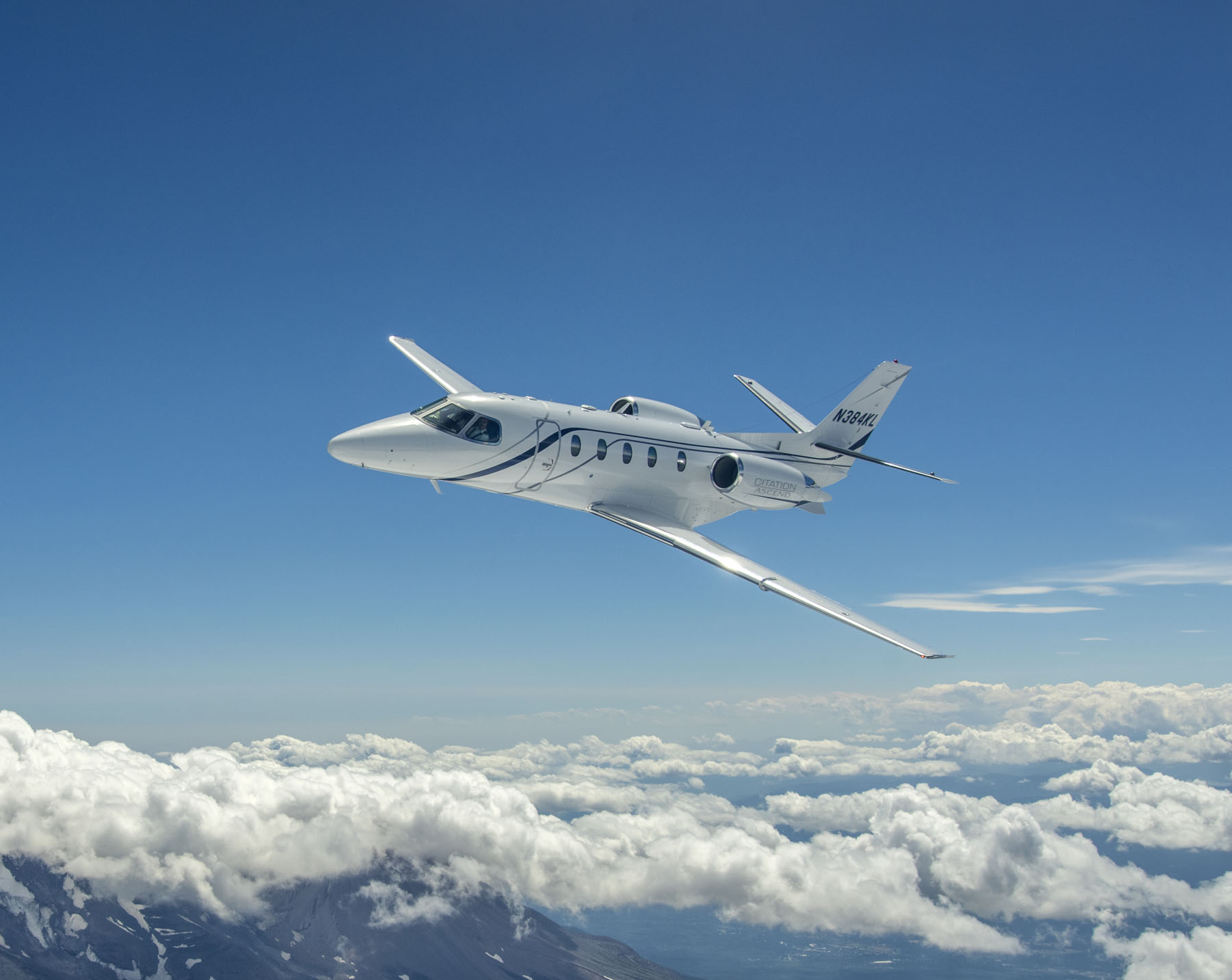 Cessna Citation Ascend em imagem oficial da aeronave