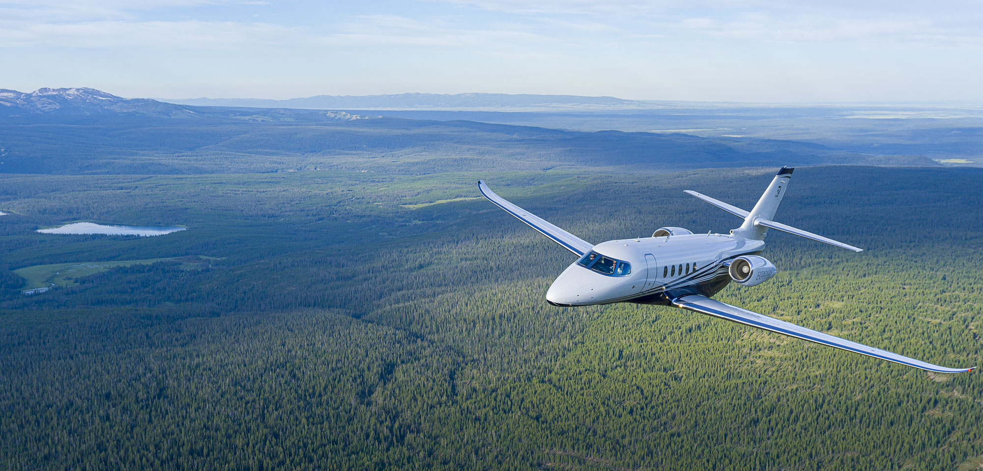 Cessna Citation Latitude in official photo of the aircraft