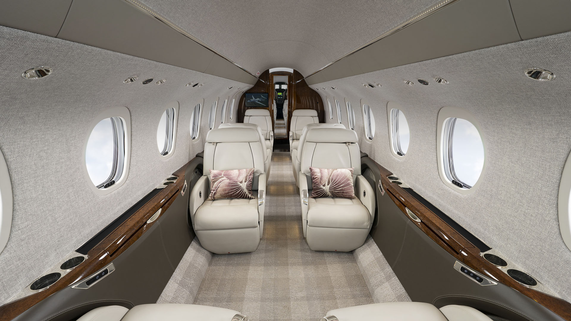 Cessna Citation Longitude en cabina oficial o imagen de cabina de vuelo