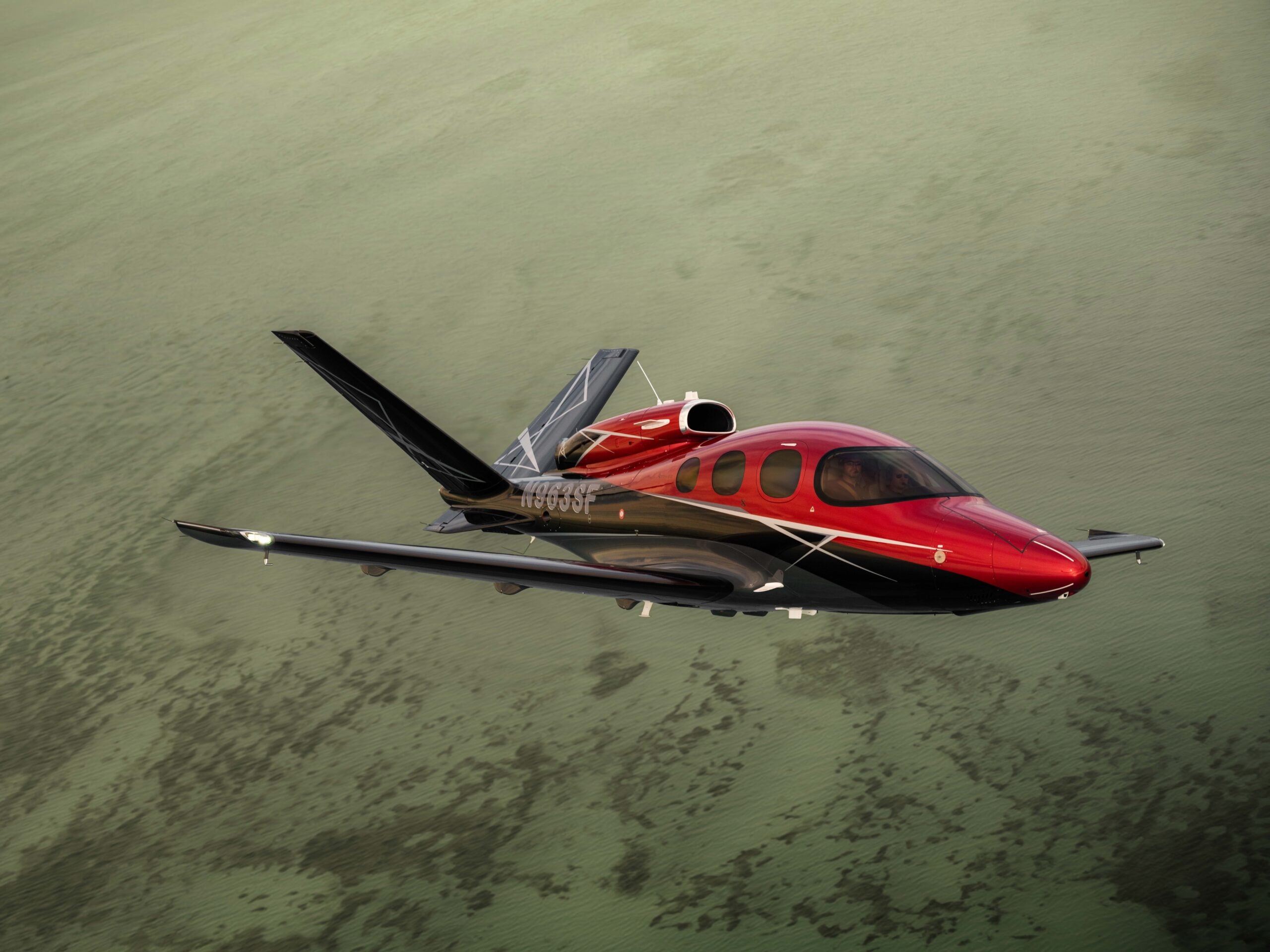 Cirrus Vision Jet G2 in official photo of the aircraft